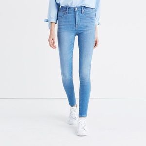 Madewell 10” High Riser Skinny Skinny Hank Wash